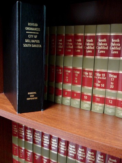 City ordinances book and gavel